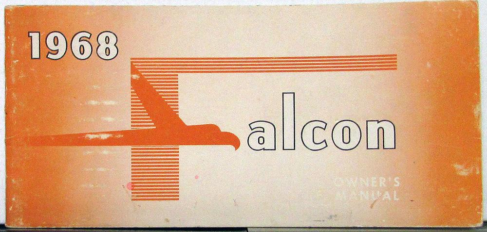 1968 Ford Falcon Owners Manual CANADIAN Original
