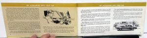 1967 Ford Thunderbird Owners Manual Used Original