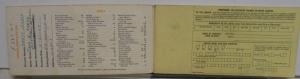 1967 Ford Fairlane Owners Manual Used Original