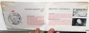 1961 Ford Falcon Owners Manual Original Care & Operation Instructions