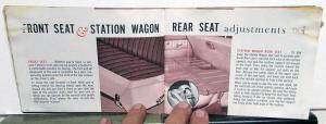 1961 Ford Falcon Owners Manual Original Care & Operation Instructions