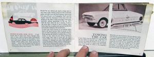 1961 Ford Falcon Owners Manual Original Care & Operation Instructions