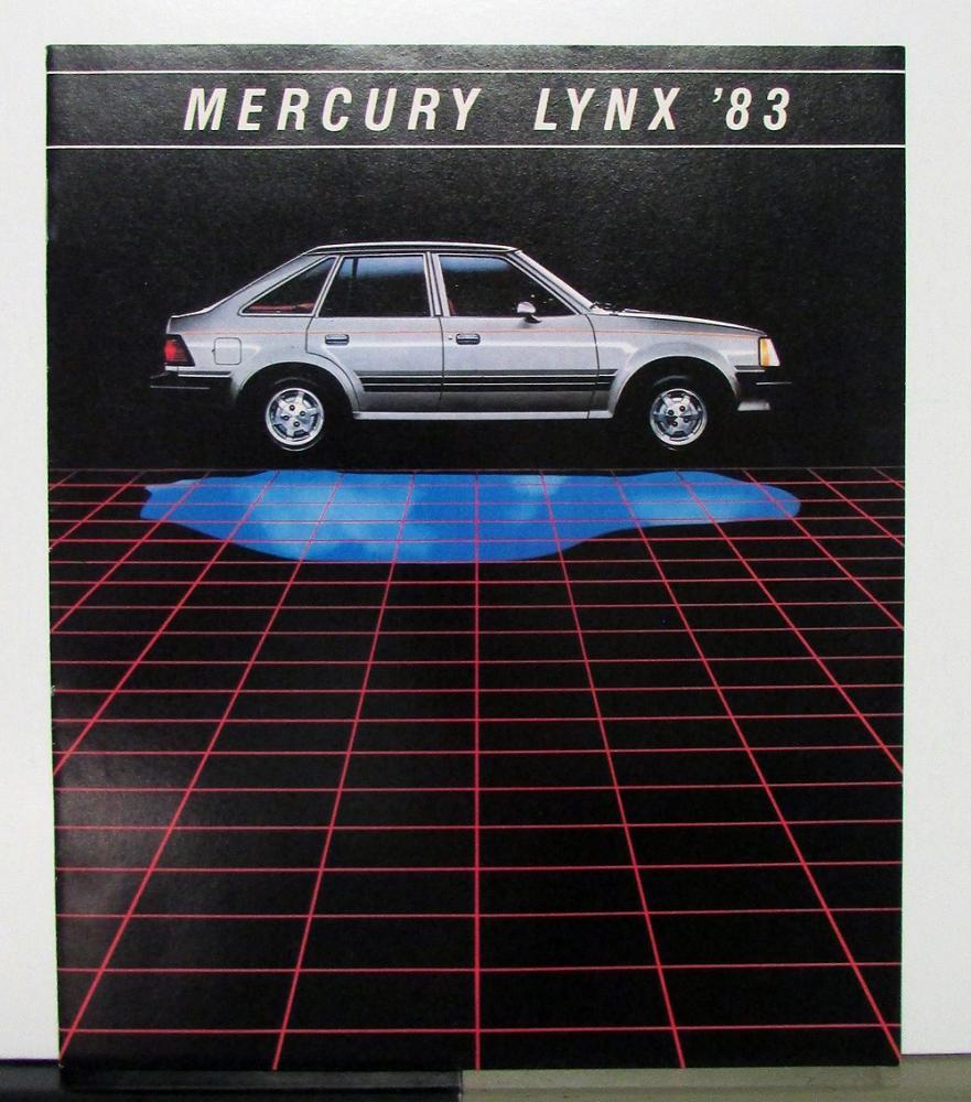 1983 Mercury LYNX Canadian Sales Brochure & Specifications