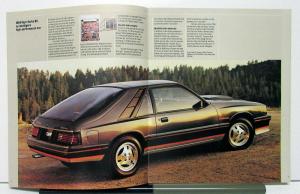 1984 Mercury Capri Canadian Sales Brochure & Specifications