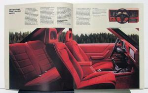 1984 Mercury Capri Canadian Sales Brochure & Specifications