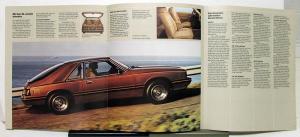 1984 Mercury Capri Canadian Sales Brochure & Specifications