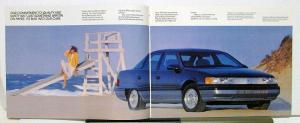 1987 Mercury Sable Canadian Sales Brochure & Specifications