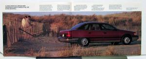 1987 Mercury Sable Canadian Sales Brochure & Specifications
