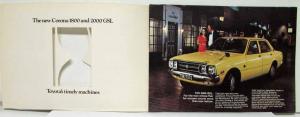 1974 Toyota Corona The Right Cars Sales Folder South African Market