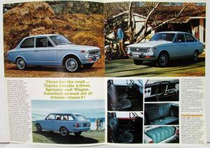 1974 Toyota Corolla 2-Door Sedan Sprinter Station Wagon Sales Brochure