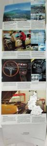 1975 Toyota Full Line Passenger Cars Sales Folder Poster for German Market