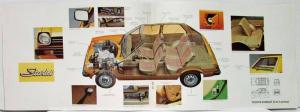 1975 Toyota Starlet Sales Brochure - French Market