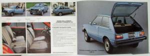 1975 Toyota Starlet Sales Brochure - French Market