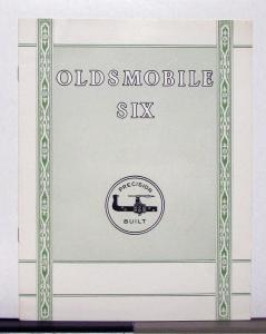 1925 Oldsmobile Six Canadian Sales Brochure & Specifications