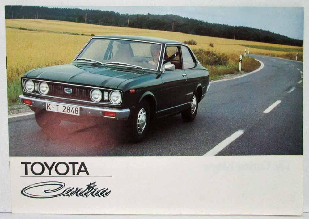 1975 Toyota Carina Sales Brochure - German Text
