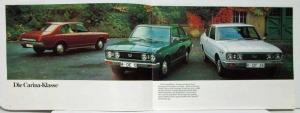 1975 Toyota Carina Sales Brochure - German Text