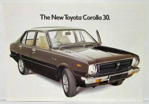 1975 Toyota The New Corolla 30 Sales Folder for UK Market