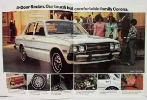 1975 Toyota Corona See How Much Car Your Money Can Buy Sales Brochure