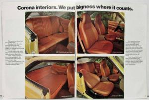 1975 Toyota Corona See How Much Car Your Money Can Buy Sales Brochure