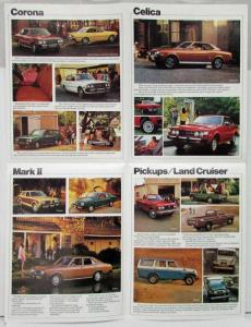 1975 Toyota We Have What You Want Full Line Sales Folder Brochure Original