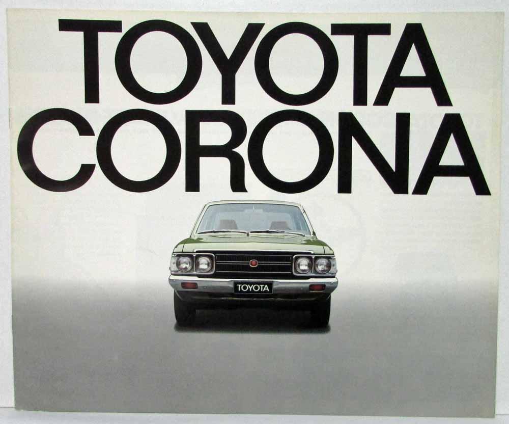 1975 Toyota Corona Sales Brochure