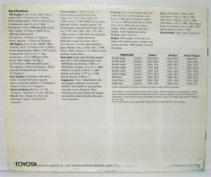 1975 Toyota Corona Sales Brochure