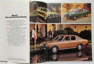 1975 Toyota Mark II See How Much Car Your Money Can Buy Sales Brochure