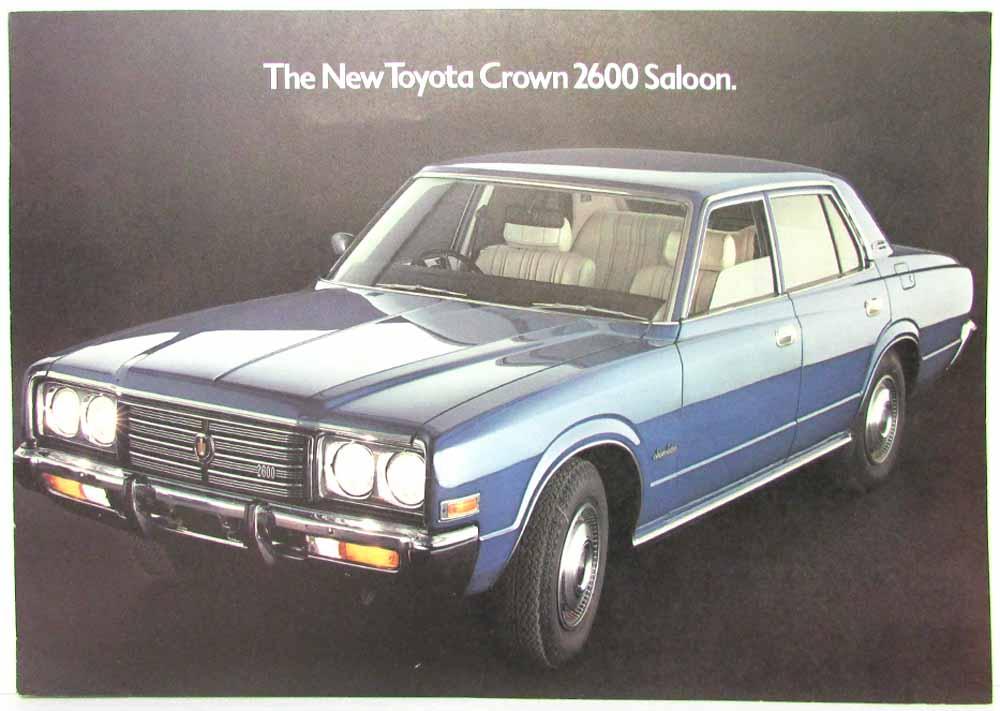 1976 Toyota Crown 2600 Saloon Sales Folder - UK Market
