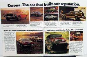 1976 Toyota Get Your Hands On Full Line Sales Brochure