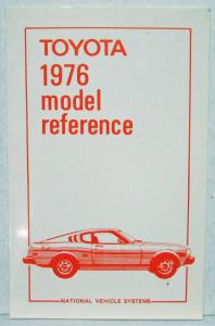 1976 Toyota Model Reference Set Corolla Celica Mark II Corona Land Cruiser