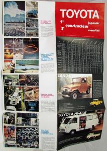 1976 Toyota Full Line Sales Folder Poster - French Market