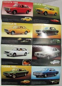 1976 Toyota Full Line Sales Folder Poster - French Market