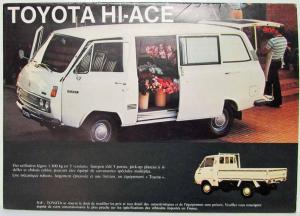 1976 Toyota Full Line Sales Folder Poster - French Market