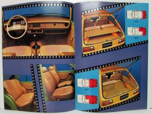 1978 Toyota Starlet 1000 Sales Brochure - Swiss Market