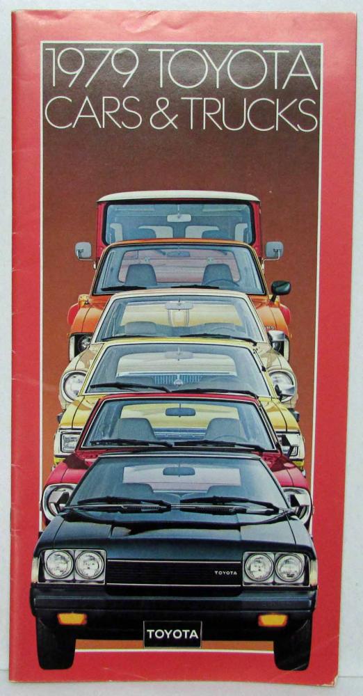 1979 Toyota Cars & Trucks Sales Brochures Celica Corolla Corona Land Cruiser