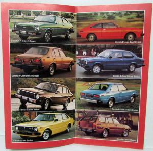 1979 Toyota Cars & Trucks Sales Brochures Celica Corolla Corona Land Cruiser