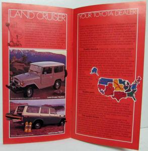 1979 Toyota Cars & Trucks Sales Brochures Celica Corolla Corona Land Cruiser