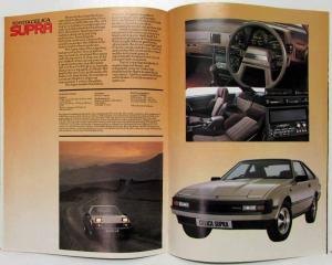 1982 Toyota Car Range Motor Show Edition Sales Brochure - UK Market