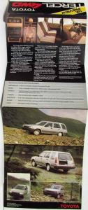 1983 Toyota Tercel 4WD UK Preview Sales Folder