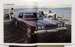 1974 Oldsmobile Toronado 98 Delta 88 Royal Cruiser Canadian Brochure French Text
