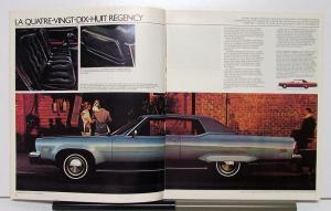 1974 Oldsmobile Toronado 98 Delta 88 Royal Cruiser Canadian Brochure French Text