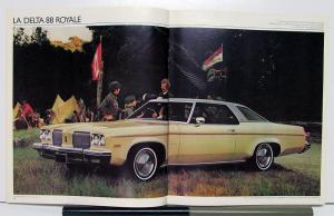 1974 Oldsmobile Toronado 98 Delta 88 Royal Cruiser Canadian Brochure French Text