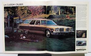 1974 Oldsmobile Toronado 98 Delta 88 Royal Cruiser Canadian Brochure French Text