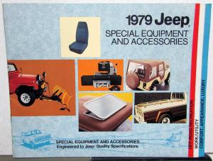 1979 Jeep Special Equipment and Accessories Brochure ORIGINAL