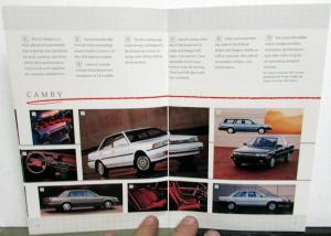 1988 Toyota Cars and Trucks Sales Brochure Corolla Tercel Camry MR2 Celica Supra