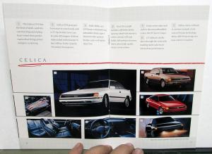 1988 Toyota Cars and Trucks Sales Brochure Corolla Tercel Camry MR2 Celica Supra