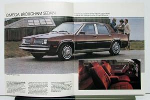 1983 Oldsmobile Omega Canadian Sales Brochure