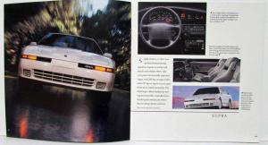 1990 Toyota Cars & Trucks Sales Brochure Supra Camry 4Runner Land Cruiser