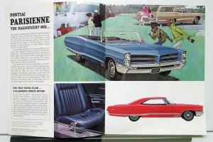 1966 Pontiac Grande Parisienne Laurentian Strato Chief Safaris Canadian Brochure