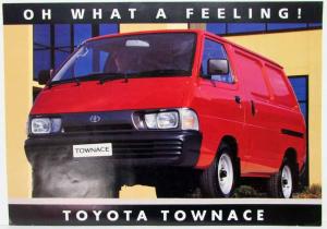 1992 Toyota Town Ace Spec Sheet - Australian Market